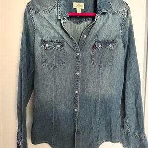 Levi's Blue Button Down Shirt